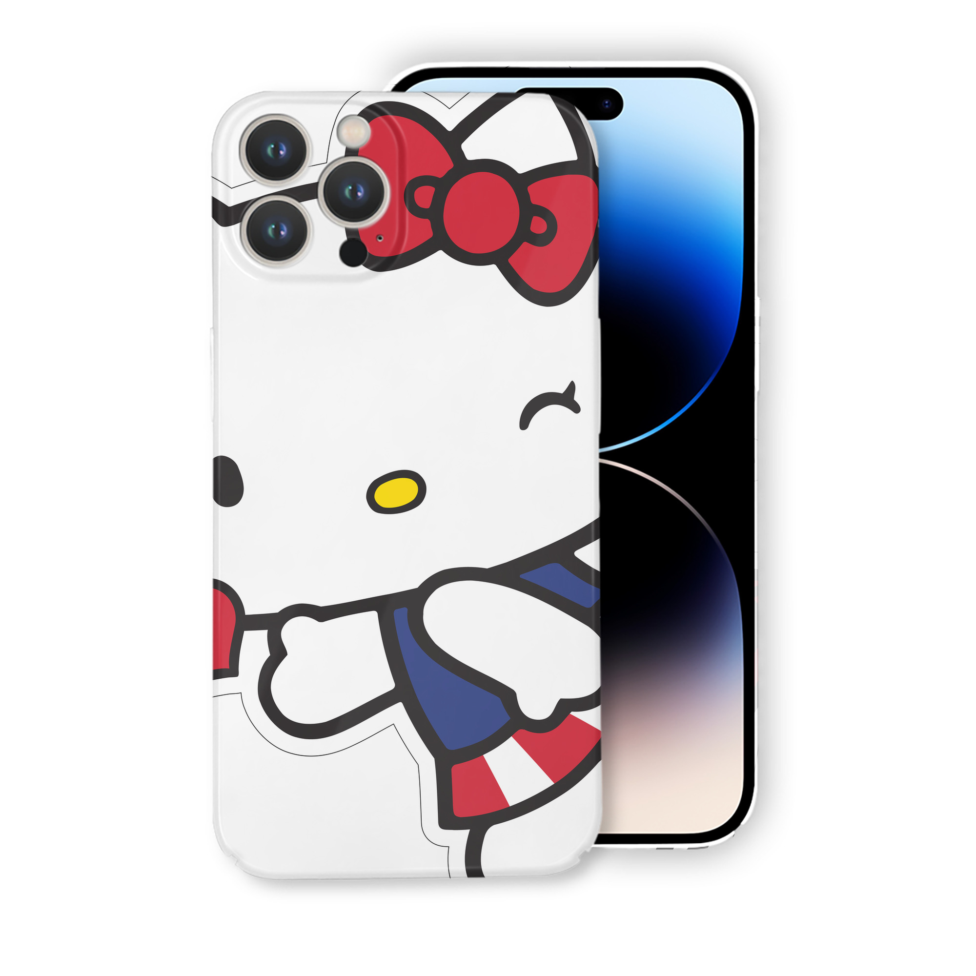 （画像用） Hello Kitty ハローキティ 【iPhone 14シリーズ対応】ハードケース
